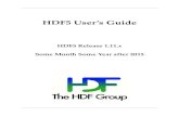 HDF5 Users Guide - Information, Support, and Software · HDF5 User’s Guide HDF5 Release 1.11.x Some Month Some Year after 2015