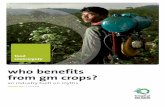 ©greenpeace / peter canton who benefits from gm crops? · who benefits from gm crops? an industry built on myths 6.4 ... herbicide tolerant crops reduce pesticide use. ... from the