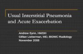 Usual Interstitial Pneumonia and Acute Exacerbationeradiology.bidmc.harvard.edu/LearningLab/respiratory/... · 2010-09-21 · Usual Interstitial Pneumonia and Acute Exacerbation Andrew
