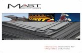 innovative materials for integrated solutionsmasttechnologies.com/wp-content/uploads/2013/06/MAST-2013-Product...innovative materials for integrated solutions ... EMI solutions, ...