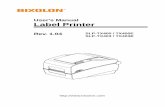 User's Manual Label Printer - BIXOLON ::MFi printer, Auto ... · 3-1 Power Connection ... Unified Label Printer Utility Manual ... - Follow the procedure described below to determine