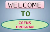 Welcome to CGFNS Program - Edutube€¦ · PPT file · Web viewBENEFITS OF CGFNS PROGRAM. ... The CGFNS Certification Program Certificate is valid for life. ... Credentials Evaluation