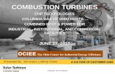 COMBUSTION TURBINES - midwestchptap.org€¦ · combustion turbines chp technologies ... solar gas turbine families ; centaur 40 & 50; 4700-6130 hp 3515-4600 kwe (over 3700 units)
