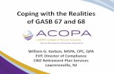 Coping with the Realities of GASB 67 and 68 - ASPPA wit… · Coping with the Realities of GASB 67 and 68 ... –Overview/implementation of GASB 68 ... 51 June 2013 Plan Year-End