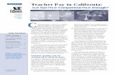 REPORT Teacher Pay in California - California State ...th73110/TeacherPay.pdfplacement of a certificated employee in a teaching or service position for which the employee does not