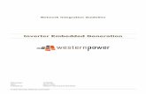 Inverter Embedded Generation - Western Power · Western Power advises that the information contained in this guideline: a. is of a general nature to assist industry ... Inverter Embedded