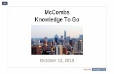 McCombs Knowledge To Go/media/Files/MSB... · The Marketer [s Dilemma. Activities Benefits Air Cover Campaigns Sales Enablement Infrastructure PR/Earned Media, Thought Leadership,