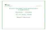 Power Quality and Harmonics Conference Amman Jordan · Power Quality and Harmonics Analysis of Iron ... and its six zones in order to ... the quality of power system. IMPACT OF POWER
