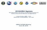 ICCAGRA Update - UNOLS · ICCAGRA Update The United States ... B-200/UC12 Sherpa Falcon WB-57 10000 20000 30000 ... n P-3 re-winging, avionics updates, P-3 engines/props, increased