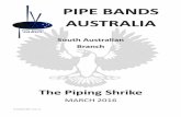 PIPE BANDS AUSTRALIA · THE PIPE BANDS AUSTRALIA WEBSITE . ... drums! Then it is off to the local nursing home and another mini concert – followed by a few personal, ...