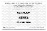 2014–2015 SEASON SPONSORS - Cerritos Center for the ... · Terry L. Koepke Michael Koher Steven Kosakura Shirley Kotsonis ... Lewis topped the charts with the Gold album Wade in