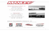 Manley Performance Products, Inc. · Manley Performance Products, Inc. Manufacturing Plant ... Recommended Exhaust Valves for Alcohol Engines ... the forefront of the quest for improved