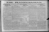 DEPARTMENTS 6IVE FUND FOR PUBLICATIONS PENNSYLVANIAN •I VOLUME XXVII.—NO. ITS PHILADELPHIA. WEDNESDAY. MAY 22, 1912 PRICE. THREE CENTS THREE DEPARTMENTS 6IVE DRAMATIC CLUB WANTS