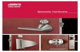 Specialty Hardware - Montgomery Europe website content/products...Specialty Hardware.2 Table of Contents ML2000 Mortise Lock with Behavioral Health Lever Trim (BLSS) ... and Corbin