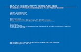 DATA SECURITY BREACHES - Bryan Cave - Home · DATA SECURITY BREACHES INCIDENT PREPAREDNESS AND RESPONSE Jena Valdetero David Zetoony Bryan Cave LLP Foreword The Honorable Maureen
