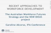RECENT APPROACHES TO WORKFORCE DEVELOPMENT … · 2013-12-18 · RECENT APPROACHES TO WORKFORCE DEVELOPMENT ... Those policies and practices which support ... utilisation. 2010 …