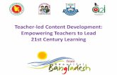 Teacher-led Content Development: Empowering … Content Development: Empowering Teachers to Lead . 21st Century Learning. from