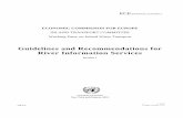 Guidelines and Recommendations for River Information …€¦ · Guidelines and Recommendations for River Information ... ECDIS Electronic chart display and information system ...