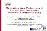 Measuring Your Performance - Glenigan · Measuring Your Performance: ... policy and research Wales Scotland ... Whole life value, environmental measures) What is Benchmarking?