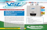 VSL II Series Boiler Features - Slant/Fin Wt. % Packaged Water Boiler (Nat. Gas or Propane) Intermittent Pilot Ratings for Natural and L.P. Propane Gases ©Slant/Fin Corp. 2016 •