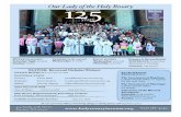 Our Lady of the Holy Rosary · 2016-10-17 · Our Lady of the Holy Rosary ... COMMUNION AND LIBERATION (CL) is a movement in the Church which has the purpose of forming its members