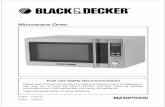 Microwave Oven - BLACK+DECKERservice.blackanddecker.ae/PDMSDocuments/EU/Docs/... · English-3-Intended use Your Black & Decker microwave oven is designed to heat appropriate foods