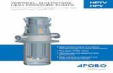 VERTICAL, MULTISTAGE HPTV PROCESS PUMPS | API-610 … · Range of Applications Based on vertical can-type design and modern structural design according to API 610 latest edition,