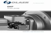 Screw pump - OLAER – suppliers of accumulators, heat … · 2011-10-12 · The OHP type of screw pump is a dependable and ... only three moving parts and can be installed in any
