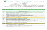 CONFERENCE PROGRAM - ISSE 2017 Official Websiteisse2017.tu-sofia.bg/.../ISSE2017_Conference_Program.pdfDesign and Realisation of Planar Capacitive Proximity Sensor Based on LTCC Using