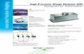 MonoBloc Rugged - METTLER TOLEDO · MonoBloc inside PC/PLC RS232 RS422 Simatic S7 + Siwarex FTA Weighing sensor e-Link Ethernet ... Weighing Connecting cable module or PC RS232 or