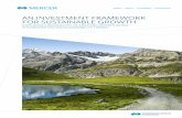 AN INVESTMENT FRAMEWORK FOR SUSTAINABLE … · an investment framework for sustainable growth capturing a broader set of risks and opportunities – integrating esg and sustainability