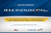 WELCOME [] | Página WELCOME TO INDUSCON 2014 The 11th IEEE/IAS International Conference on Industry Applications (INDUSCON) is an interna-tional conference sponsored by the IEEE (The