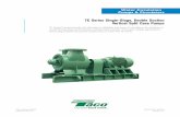 TC Series Single-Stage, Double Suction Vertical Split … Series Pumps provide the ultimate in reliability and ease of ... TC Series Single-Stage, Double Suction Vertical Split Case