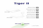 Tiger II - Mettler Toledo · Scales calibrated in two stages carry the ... and captures zero and is ready for normal operation. Note: ... M9 M13 7 C 2 5 3 6