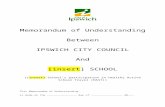 Council Logo will go here · Web viewMemorandum of Understanding Between IPSWICH CITY COUNCIL And [insert] SCHOOL([insert] School’s participation in Healthy Active School Travel