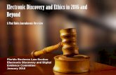 Electronic Discovery and Digital January 2016 Discovery and Digital ... (Interrogatories) 1.350 (Production of ... in regard to preservation and production of e-discovery and ESI.