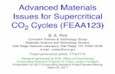 Advanced Materials Issues for Supercritical CO Cycles ... Library/Events/2017/crosscutting... · 23/03/2017 · Advanced Materials Issues for Supercritical CO2 Cycles (FEAA123) B.