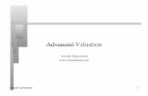 Advanced Valuation - NYUadamodar/pdfiles/country/valalldayColombia.pdfAswath Damodaran! 4! Approaches to Valuation! Discounted cashﬂow valuation, relates the value of an asset to