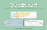 Terrain Analysis of Syria and Lebanon - East View Press · Terrain Analysis of Syria and Lebanon A descriptive and visual geographic knowledge base of population, roads, ... Khass-Khabbal