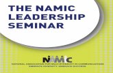 THE NAMIC LEADERSHIP SEMINARnamic.com/wp-content/uploads/2016/11/2017-NAMIC-Leadership-Seminar.pdfThe NAMIC Leadership Seminar is a ... from across the cable telecommunication industry’s