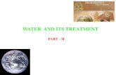 WATER AND ITS TREATMENT - .WATER AND ITS TREATMENT . PART - II. Water quality standards. 1. should