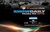 Media Kit 2018 - InBroadcast - ezine, content hub and … of Asia eople’s Democratic RepublicLao P 6 Macau 8 Mongolia 8 Total 22 Rest of Indian Subcontinents Bangladesh 83 Maldives