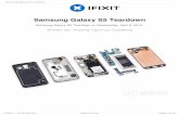 Samsung Galaxy S5 Teardown - Amazon Web Services 1 — Samsung Galaxy S5 Teardown It's good to have a galaxy to play with, 'cause we're gonna need a lotta space for all this hardware: