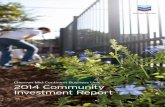 Chevron Mid-Continent Business Unit 2014 Community ... · Chevron Mid-Continent Business Unit 2014 Community Investment Report. ... 15 Energy Matters ... manages a large resource
