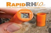 X The Rapid RH E - The World Leader In Moisture Measurement · slab without adding substantial ... The Rapid RH® enables you to take fast, accurate periodic ... mark or tape-off