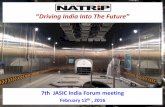 Driving India Into The Future” - Society of Indian ... JASIC India mtg-Del/NATRIP - JASIC India Feb... · “Driving India Into The Future ... MSC-Nastran, MSC-Fatigue, MSC-Adams