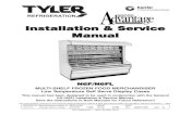 Installation & Service Manual - Hill Phoenix · Installation & Service Manual ... This merchandiser conforms to the American National Standard Institute & NSF International Health
