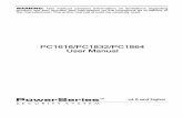 PC1616/PC1832/PC1864 User Manual - Système de … · of the product identifier that has the format US: ... plaint with the FCC if you believe it is necessary. Changes in Telephone