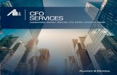CFO SERVICES - Alvarez and Marsal€™s CFO is expected to ... finance executives are asked to set the stage for new growth opportunities that build shareholder value while ... CFO