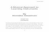 A Musical Approach to Learning Instruments By Klondike ...€¦ · Kodaly Book 1 A Musical Approach to Learning Instruments By Klondike Steadman Chapter One Foundations The fundamental